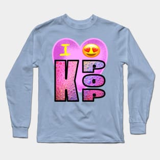 I LOVE K-POP Long Sleeve T-Shirt